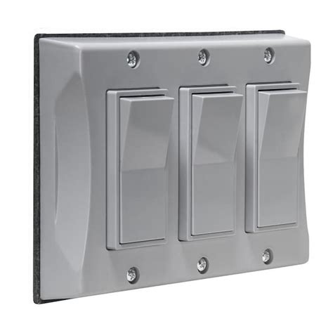 metal electrical box 3 gang cover|3 gang light switch cover.